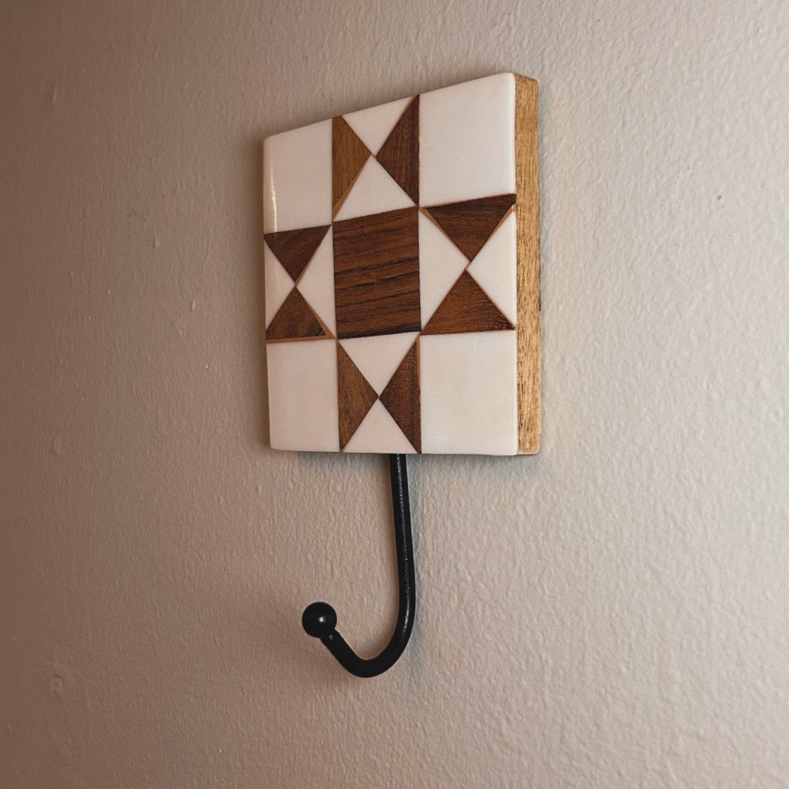 Barn Quilt Wall Hook