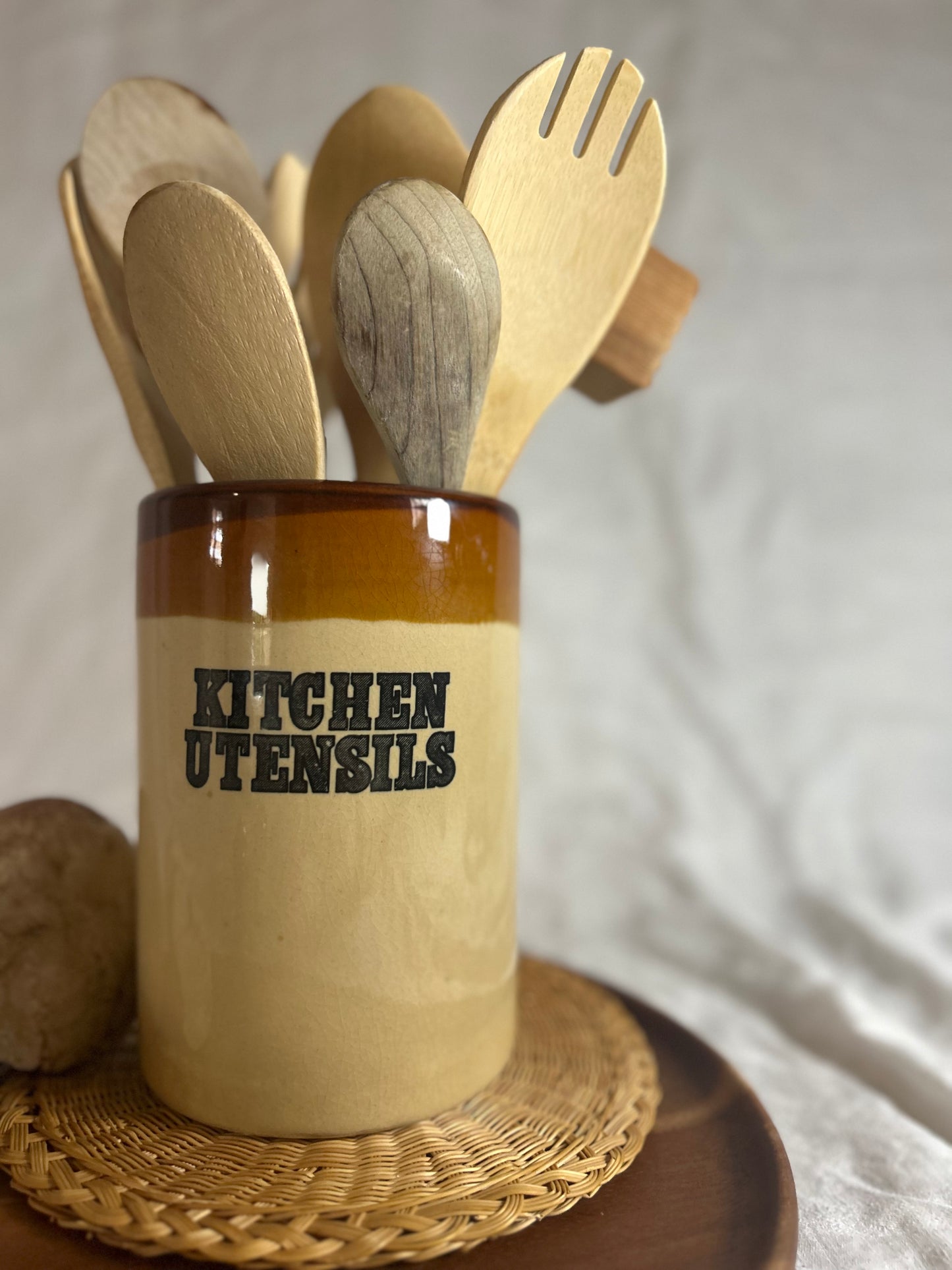 Vintage Utensil Holder