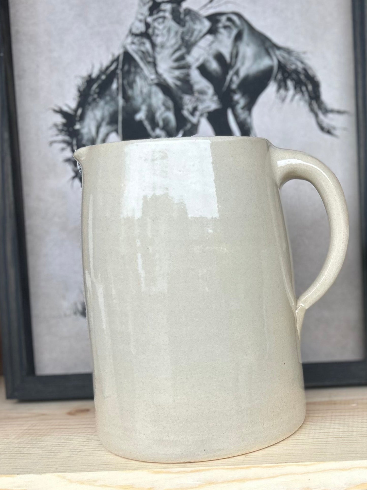 Stoneware Pitcher