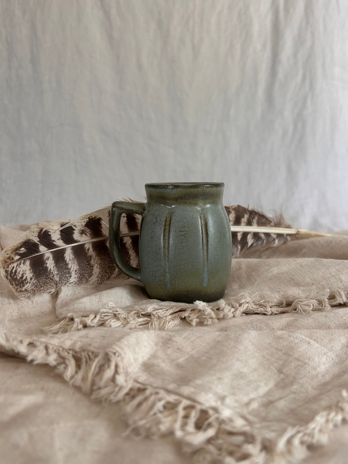 Frankoma Green Mug
