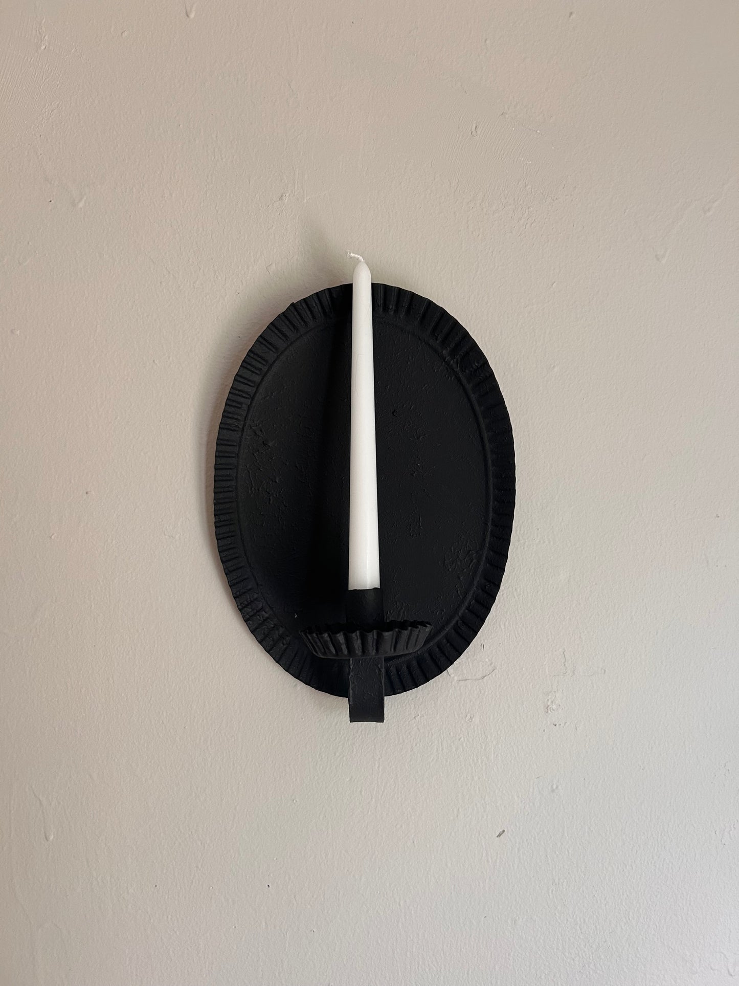 Iron Oval Sconce