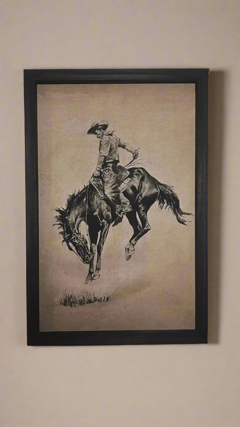 Ride 'em Cowboy Art