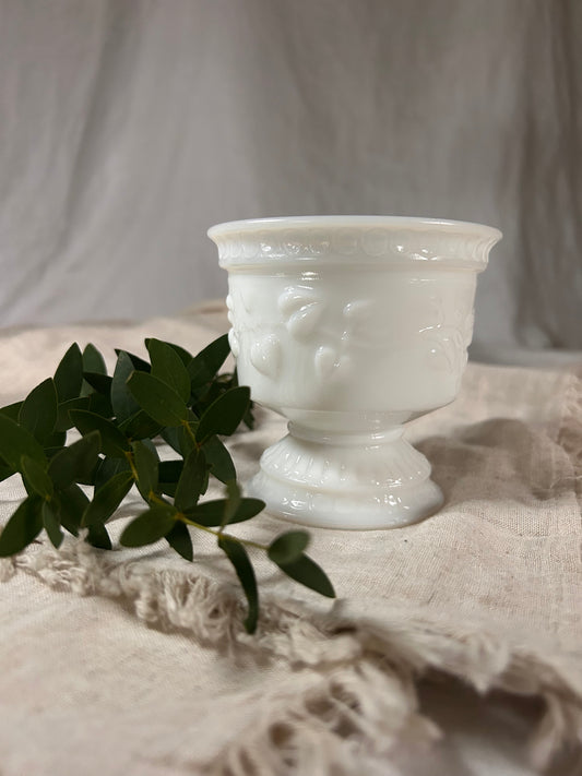 Ivy Milk Glass