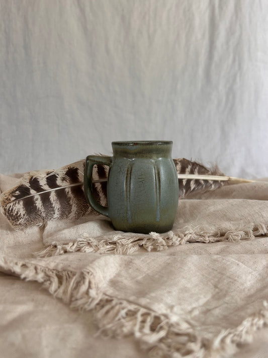 Frankoma Green Mug