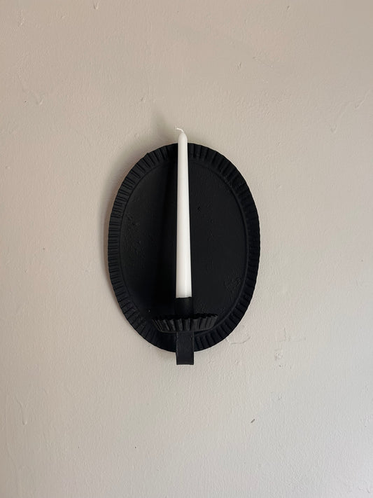 Iron Oval Sconce
